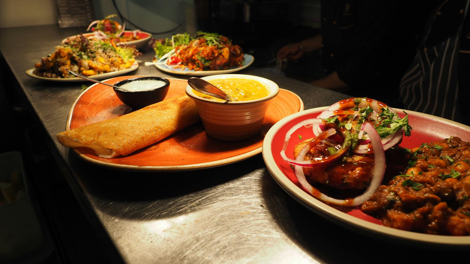 platter of foods